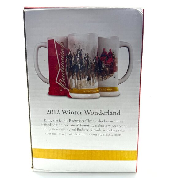 2012 Budweiser Holiday Stein - Picture 7 of 10